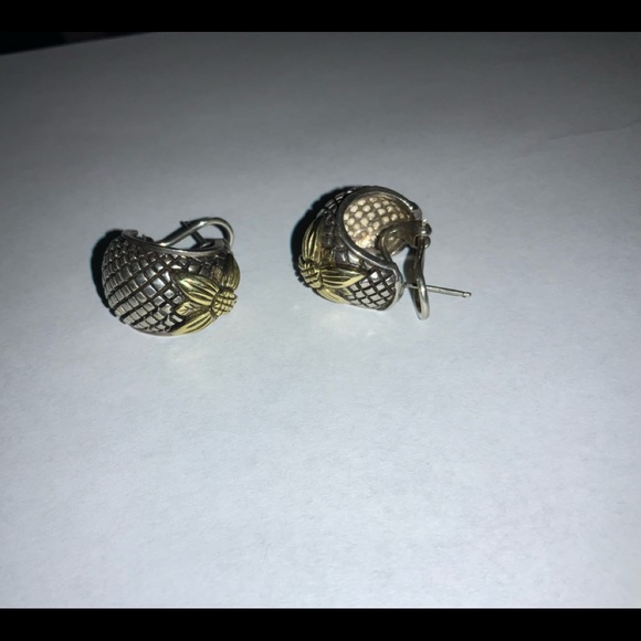 STEPHEN DWECK sterling an 14k or 18k gold earrings